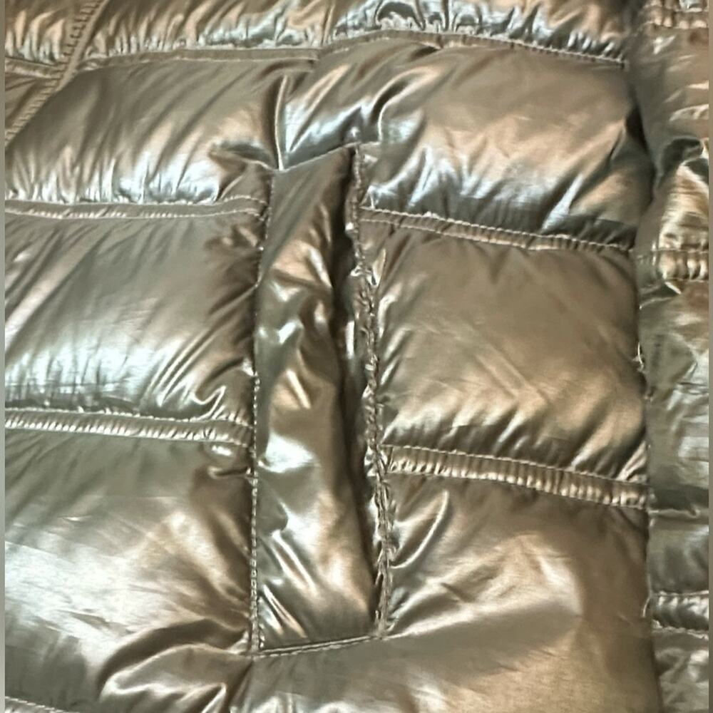DKNY Sport Dark Green Quilted Puffer Premium Down Jacket - Picture 5 of 7